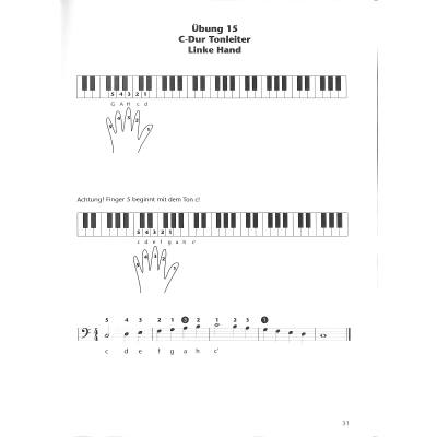 Schule für Keyboard und E-Piano mit Rhythmus Die Taste Band 2 9790700351021 