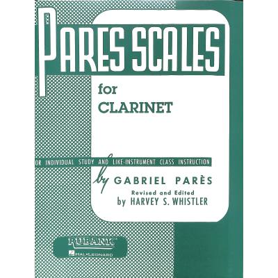 0073999294002 - Pares scales for clarinet