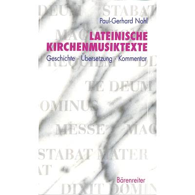 9783761812495 - Lateinische Kirchenmusiktexte - Paul G Nohl Kartoniert (TB)