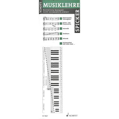 9790001135610 - Schott Music - Musiklehre-Spicker Basiswissen kompakt 9790001135610 - Schott Music - Musiklehre-Spicker Basiswissen kompakt