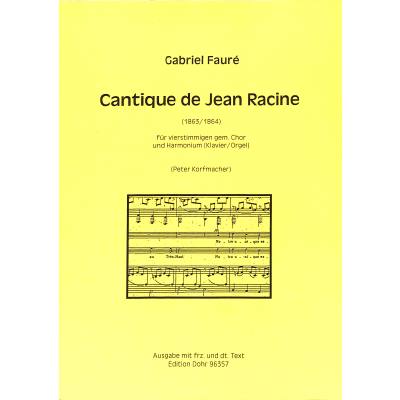 9790202003572 - Cantique de Jean Racine op 11