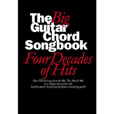 Big Guitar Chord Songbook 4 Decades Of Hits Notenbuch De