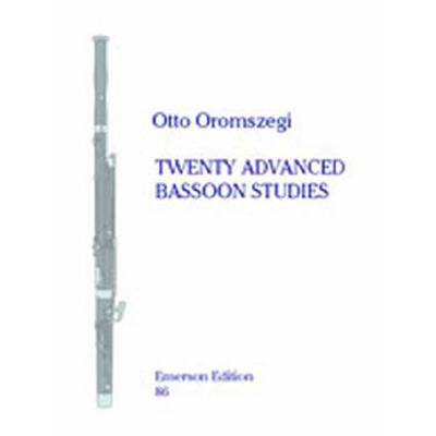 9790570401017 - 20 advanced bassoon studies