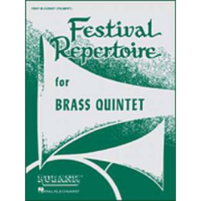 0073999742602 - Festival repertoire for brass quintet