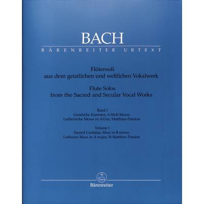 9790006499540 - Flötensoli aus dem geistlichen und weltlichen Vocalwerk 1