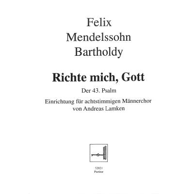 4025531520212 - Richte mich Gott (Psalm 43) 4025531520212 - Richte mich Gott (Psalm 43)