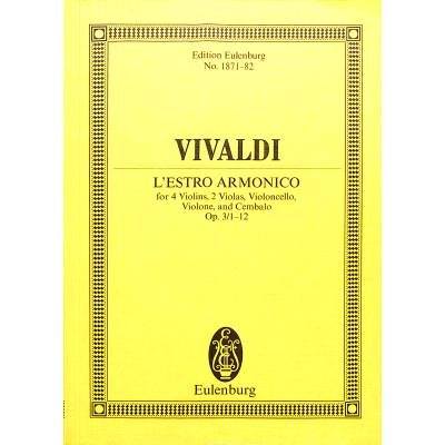 9783795769642 - Lestro armonico op 3 1-12