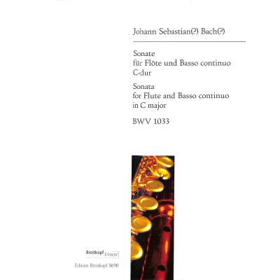 9790004182970 - Sonate C-Dur BWV 1033 9790004182970 - Sonate C-Dur BWV 1033