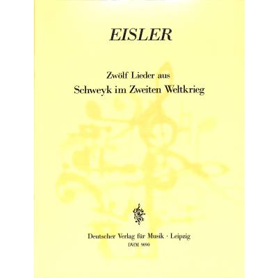 9790200490992 - 12 Lieder aus Schweyk im zweiten Weltkrieg