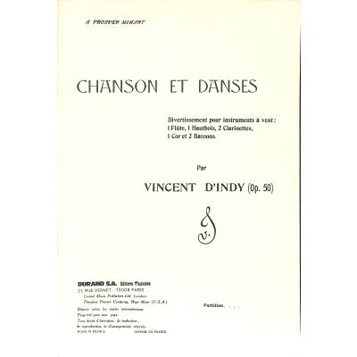 9790044029549 - Chanson et danses op 50