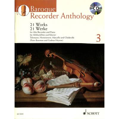 0841886016323 - Baroque recorder anthology 3