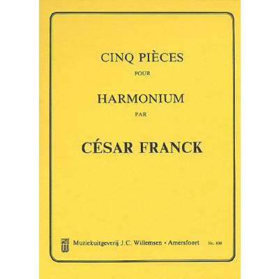 9789043156684 - 5 pieces pour harmonium