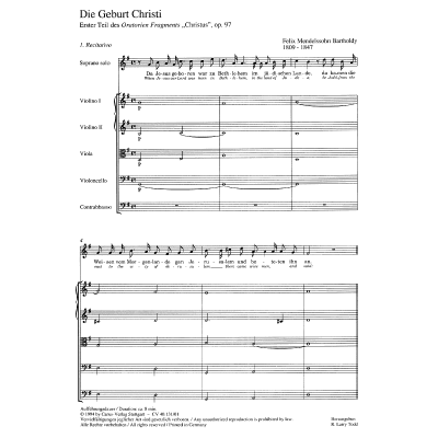 9790007062644 - Christus op 97 Oratorium - Teil 1 + 2 9790007062644 - Christus op 97 Oratorium - Teil 1 + 2