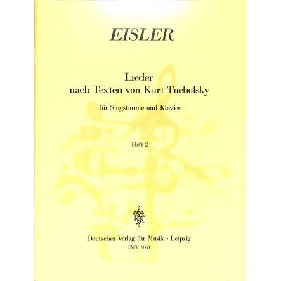 9790200490954 - Lieder nach Texten von Kurt Tucholsky 2