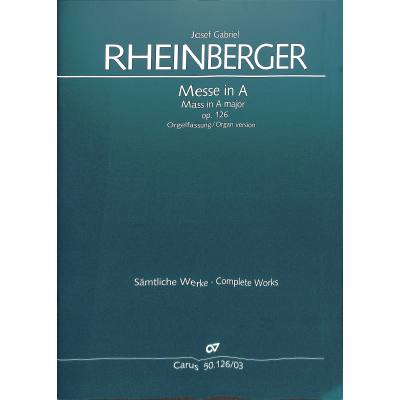 9790007079673 - Messe A-Dur op 126 - Orgelfassung 9790007079673 - Messe A-Dur op 126 - Orgelfassung