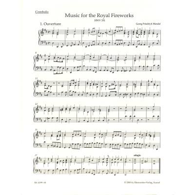 Music for the royal fireworks HWV 351