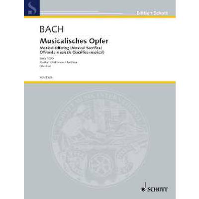 9790001157186 - Musikalisches Opfer BWV 1079