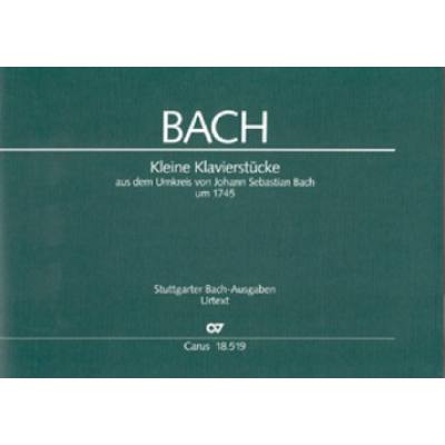 9790007077457 - Kleine Klavierstücke aus dem Umkreis von J S Bach um 1745 9790007077457 - Kleine Klavierstücke aus dem Umkreis von J S Bach um 1745