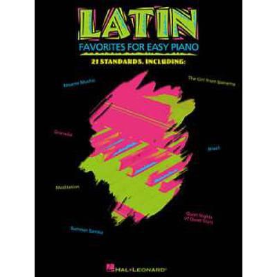 0073999320589 - Latin favorites for easy piano