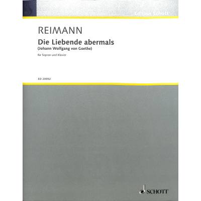 9790001175180 - Die Liebende abermals (Sonett 9 von Goethe)