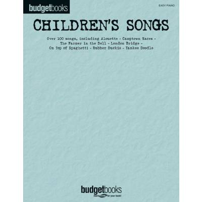 0884088402143 - Budget books - childrens songs