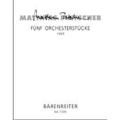 9790006501885 - 5 Orchesterstücke