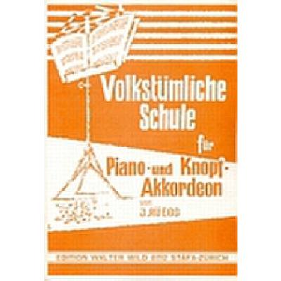 9790205805722 - Volkstümliche Schule für Piano und Knopf Akkordeon