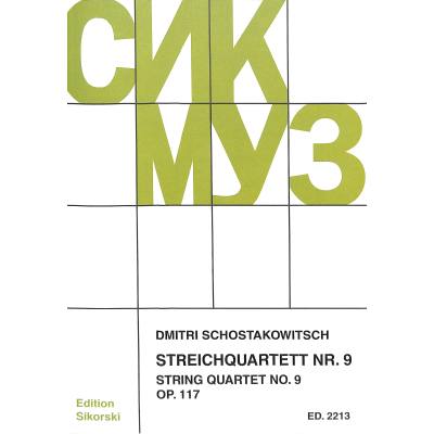 9790003017709 - Quartett 9 op 117 9790003017709 - Quartett 9 op 117