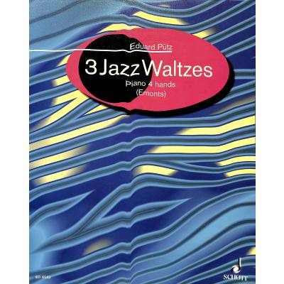 9790001114806 - Fritz Emonts - GEBRAUCHT Drei Jazz-Walzer Klavier 4-händig - Preis vom 14102023 050634 h