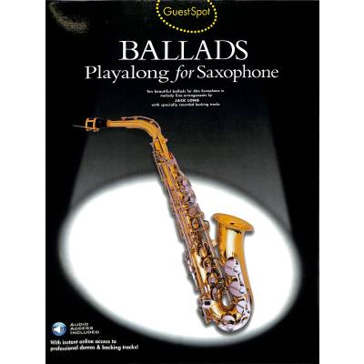 9780711962613 - Noten BALLADS - PLAYALONG Altsaxophon incl CD Music sales MSAM 941809