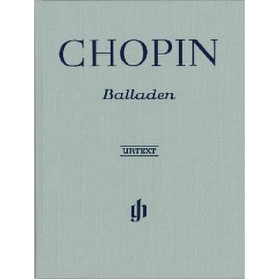 9790201808635 - G Henle Urtext-Ausgabe   Frédéric Chopin - Balladen - Frédéric Chopin - Balladen Leder