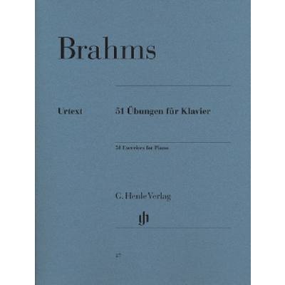 9790201800271 - Brahms - GEBRAUCHT 51 Übungen für Klavier - Preis vom 02062023 050629 h