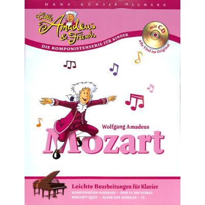 9783865434463 - Mozart Leichte Bearbeitungen für Klavier m Audio-CD - Wolfgang Amadeus Mozart Kartoniert (TB)