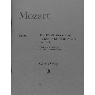 9790201800639 - Mozart Wolfgang Amadeus - Trio Es-Dur KV 498 (Kegelstatt) - Wolfgang Amadeus Mozart Kartoniert (TB)