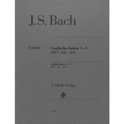 9790201811024 - Englische Suiten Nr1-3 BWV 806-808 für Klavier - Johann Sebastian - Englische Suiten 1-3 BWV 806-808 Bach Kartoniert (TB)