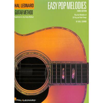 0073999972818 - Guitar Method Easy Pop Melodies - Will Schmid Kartoniert (TB)