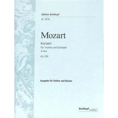 9790004181850 - Konzert 5 A-Dur KV 219 9790004181850 - Konzert 5 A-Dur KV 219