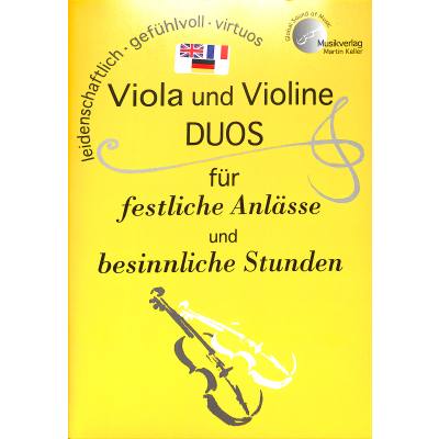 9783941049062 - VIOLA und VIOLINE DUOS für festliche Anlässe und besinnliche Stunden - Martin Keller Kartoniert (TB)