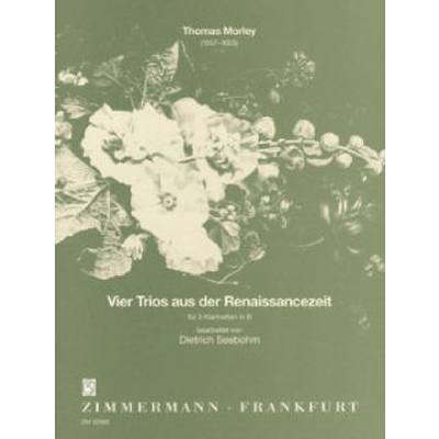 9790010326801 - 4 Trios aus der Renaissancezeit 9790010326801 - 4 Trios aus der Renaissancezeit