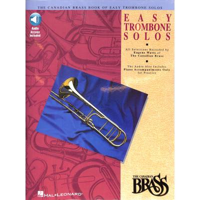 Book of easy trombone solos