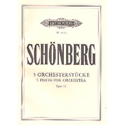 9790014015893 - 5 Orchesterstücke op 16