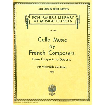 0073999620009 - Cello music by french composers 0073999620009 - Cello music by french composers