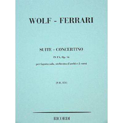 Suite concertino F-Dur op 16