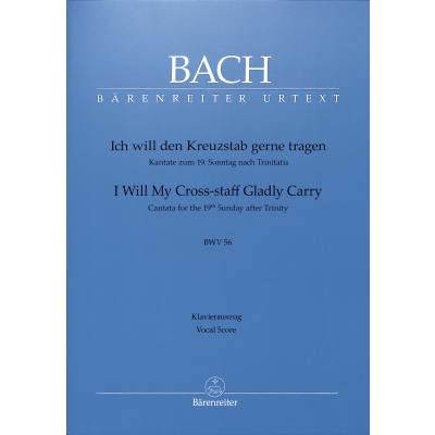 9790006503346 - Kantate 56 Ich will den Kreuzstab gerne tragen BWV 56 9790006503346 - Kantate 56 Ich will den Kreuzstab gerne tragen BWV 56