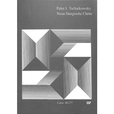 9790007063900 - 9 liturgische Chöre