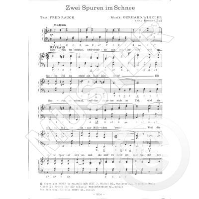 Zwei Spuren Im Schnee Zwei Spuren Im Schnee