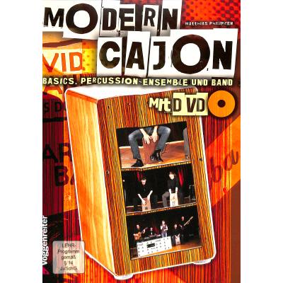 9783802406812 - Noten ABVERKAUF !!! Modern Cajon Matthias Philipzen incl DVD Voggenreiter 0681