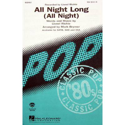0073999479089 - All night long 0073999479089 - All night long