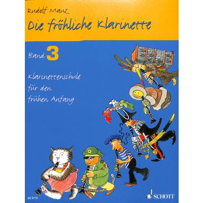 9790001122153 - Die fröhliche Klarinette 3 Schule