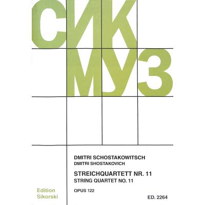 9790003018119 - Quartett 11 op 122